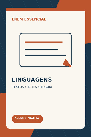 Capa do módulo Linguagens