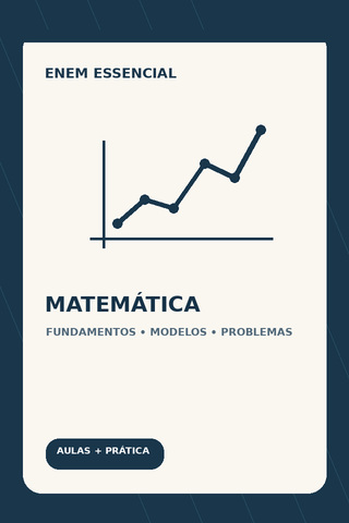 Capa do módulo Matemática