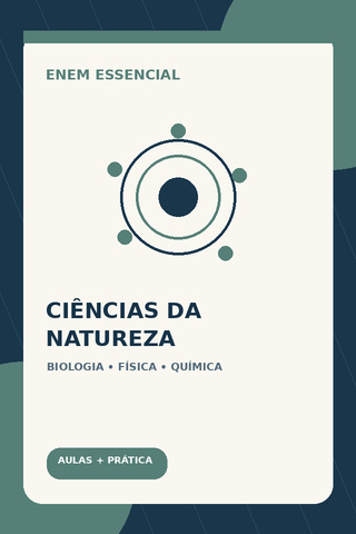Capa do módulo Ciências da Natureza